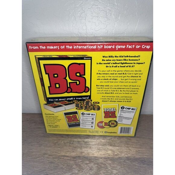 B.S. Board Game by Imagination - Party Frat Drinking College Couple SEALED NEW - Picture 2 of 2